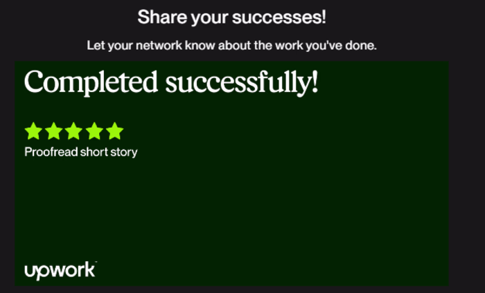 Proofreading and Editing