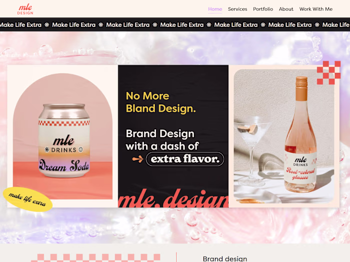 mle.design - Brand Design by Emily Luong