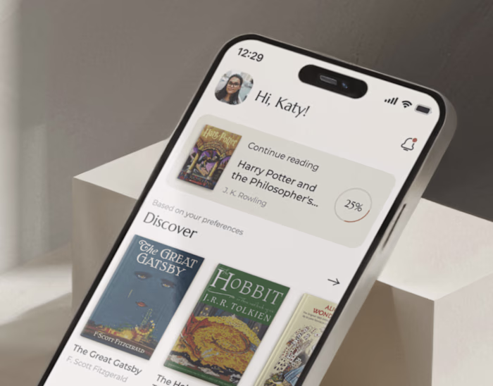 Bookish : UX/UI Design | Reader App Design