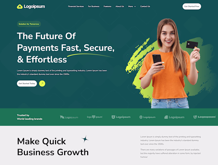 Website Landing Page 