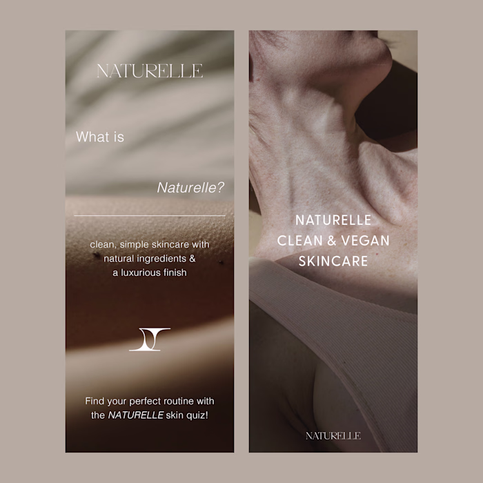 Naturelle Skincare Brand Identity | Passion Project
