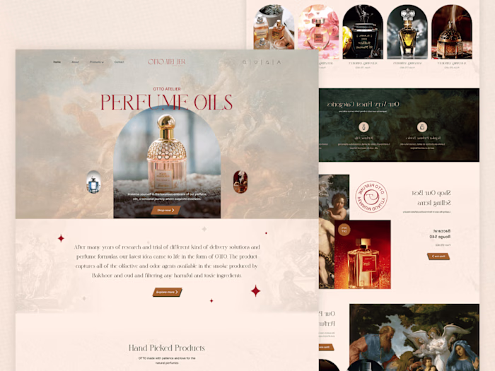 OTTO ATELIER E-Commerce Website Design!