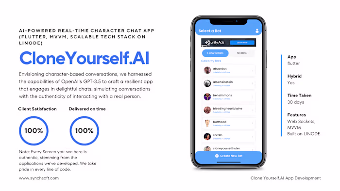 Clone Yourself AI | Product Development.