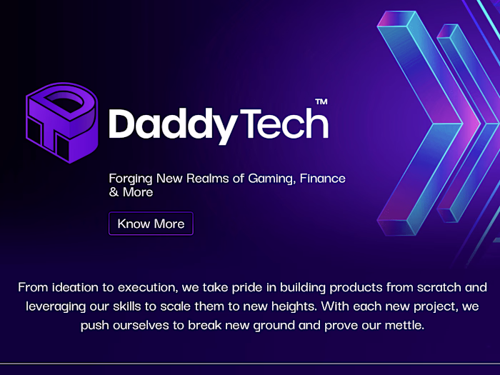 Information technology company's logo design