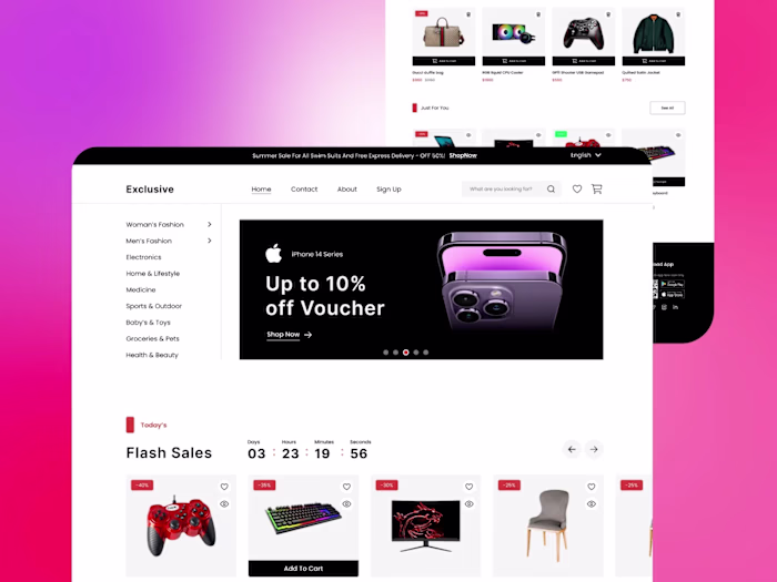 ECOMMERCE UI ANIMATION