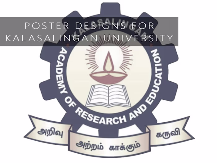 Poster Designs for Kalasalingam University