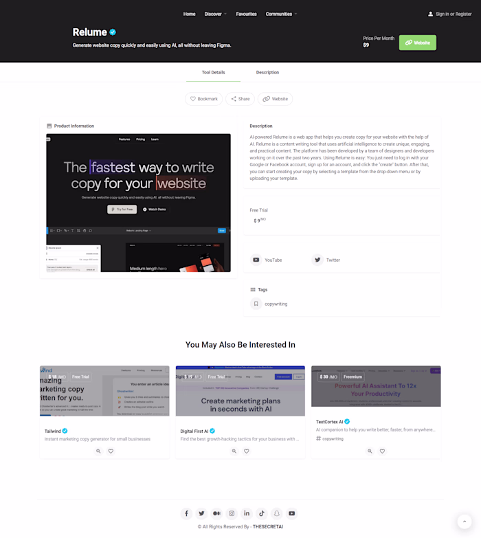 WordPress Development for The AI Tools Archive Website