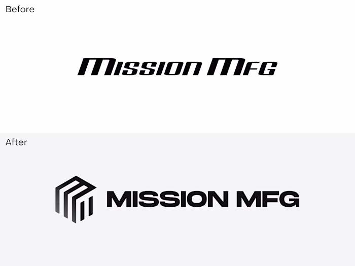 Rebrand + Logo Design for Mission MFG