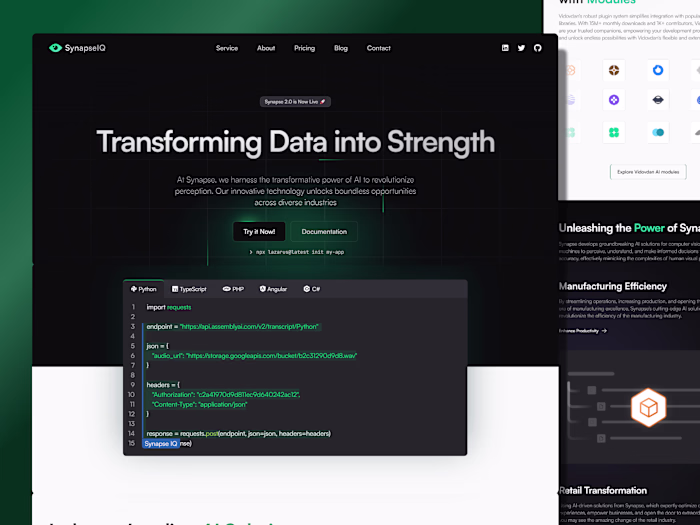 SynapseIQ - Transforming Data into Strength