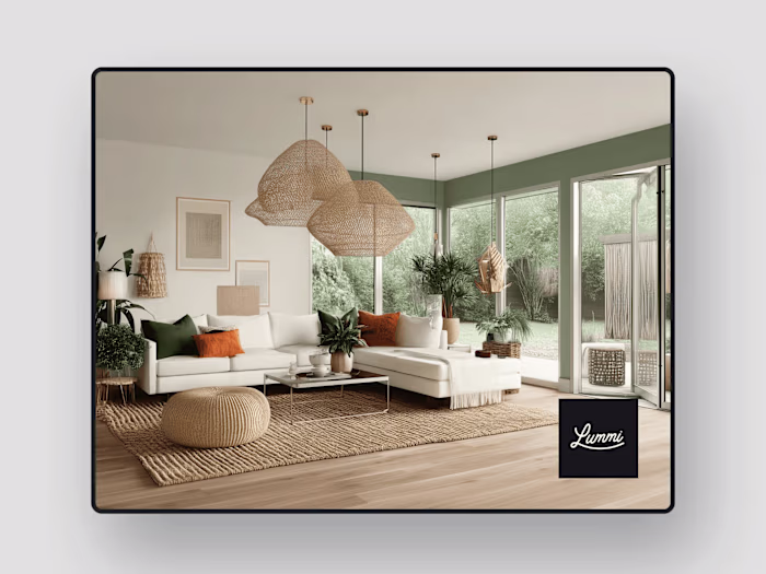 Bohemian Modern Interior Design Campaign Prompt Framework