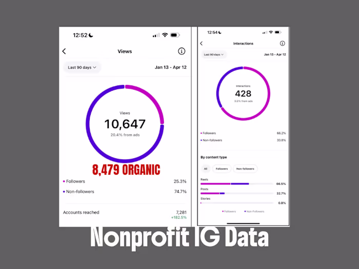 IG Data from a Nonprofit