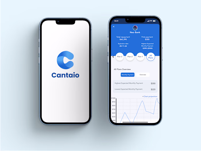 Cantaio Mortgage Mobile Application
