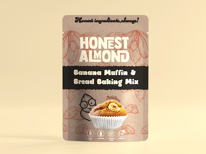 Honest Almond Packaging