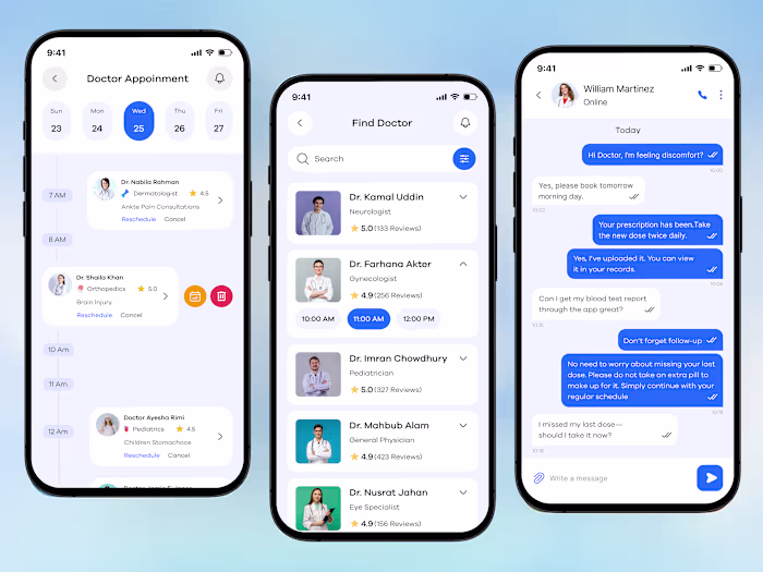 Doctor Appointment App UI Design
