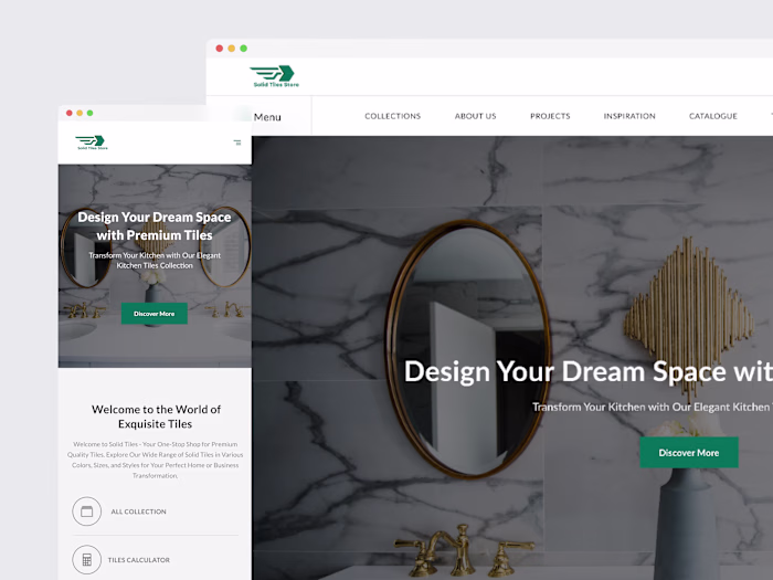 Solid Tiles Website Design
