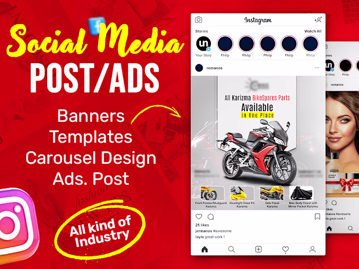 Social Media Posts for all platforms