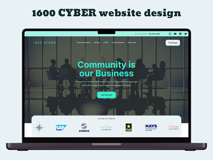 Cyber Consulting Website