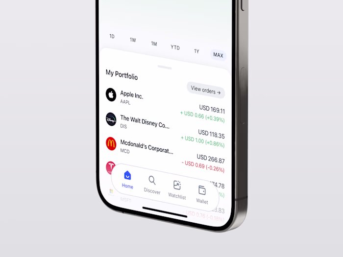 App Design — Spoin Trading Platform
