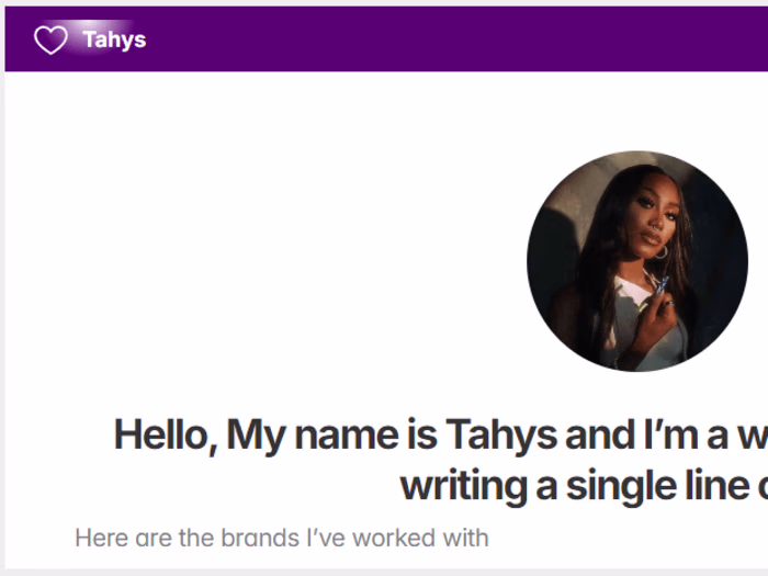 Simple portfolio