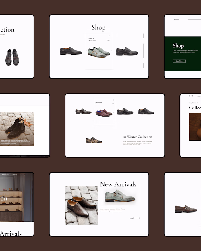 Danilov Shoes E-commerce Website Design