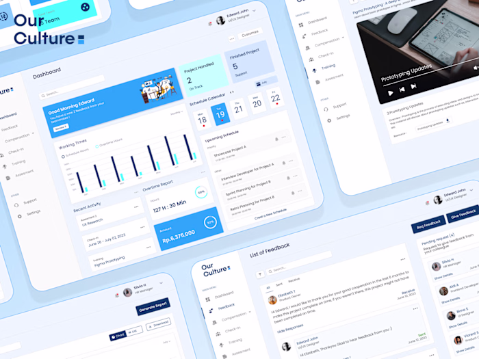 MVP Employee Engagement Software (Our Culture) Design