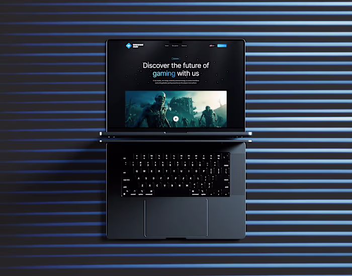 Game studio website | Webdesign | UI/UX Design