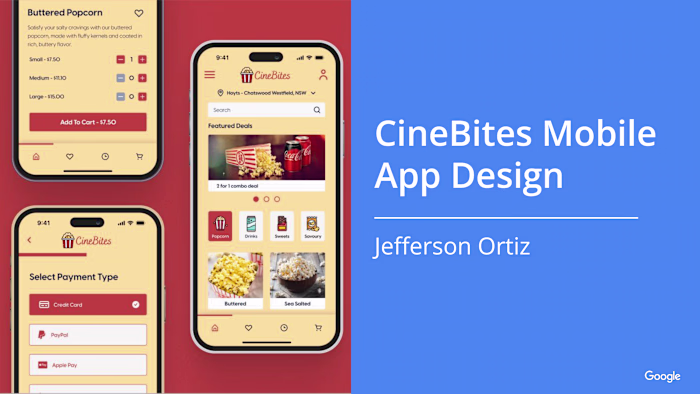 CineBites Mobile App Design