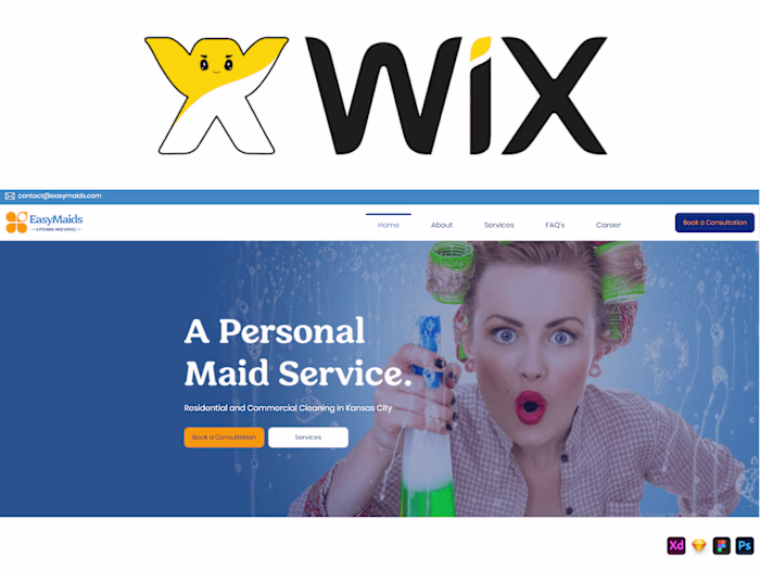 Redesign Wix Website