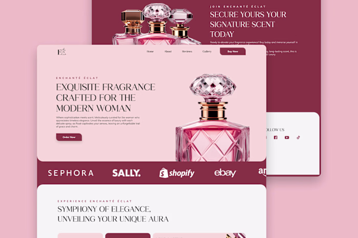 Enchanté Éclat | Product Website Webflow