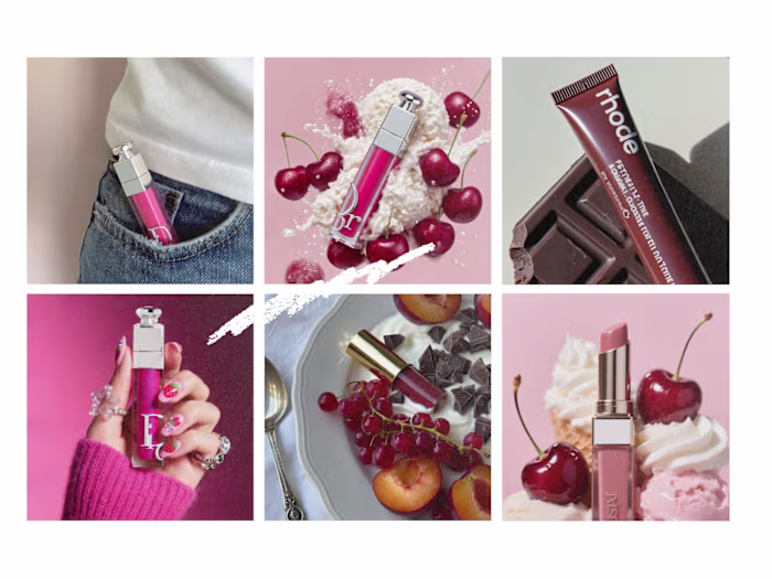 Luxury Lip Gloss Visual Concepts