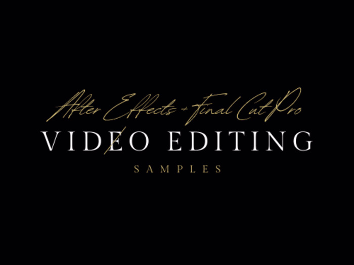 Video Editing Portfolio