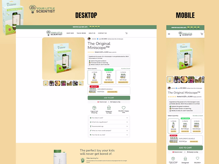 Building Custom Landing Pages on Shopify with Replo.