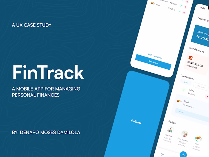 FINTRACK MOBILE APP UX CASE STUDY