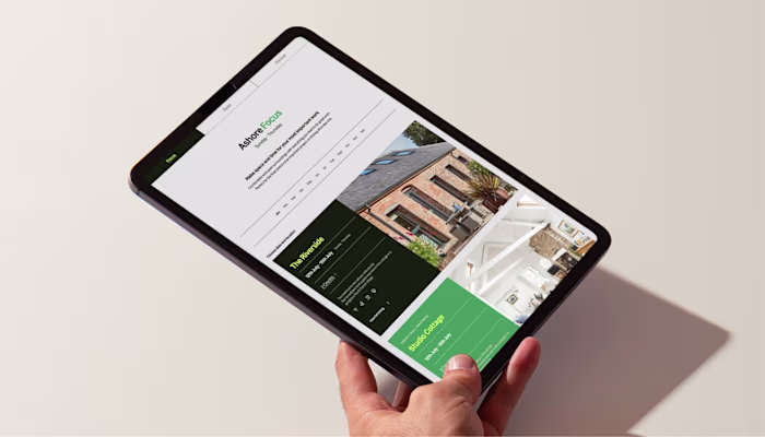 Ashore brand and web design