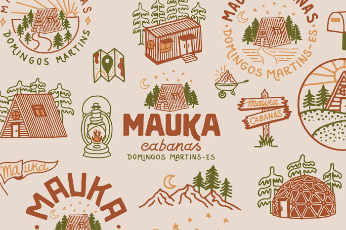 MAUKA Cabanas | Logo + Icons