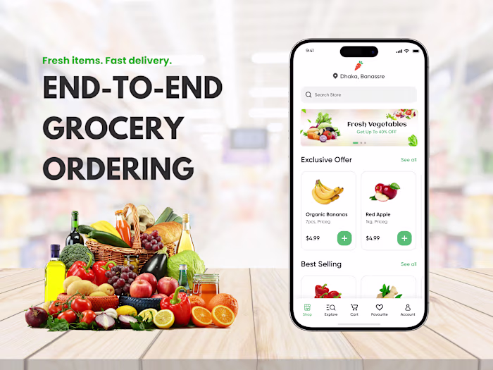 GrocerEase – Fast, Fresh, and at Your Doorstep