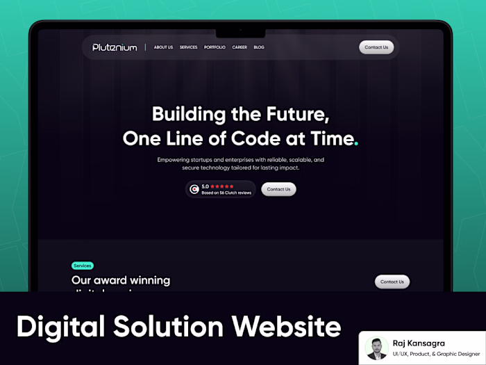 Plutenium – Digital Services Agency Website (Web)