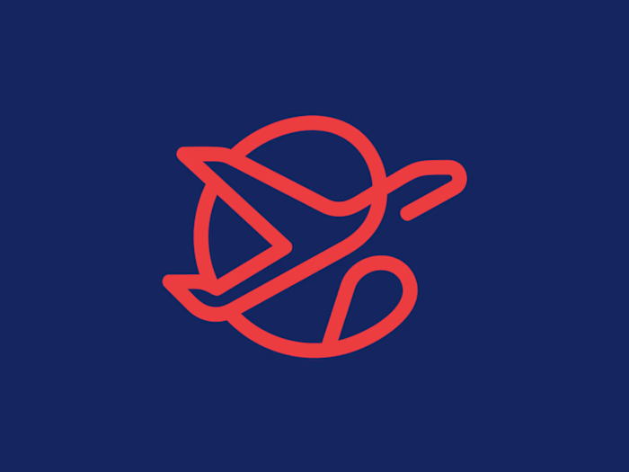 yesjet logo - branding identity design