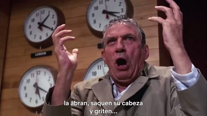 Spanish Subtitles | Mad as Hell | Scene from "Network" (1976) -…