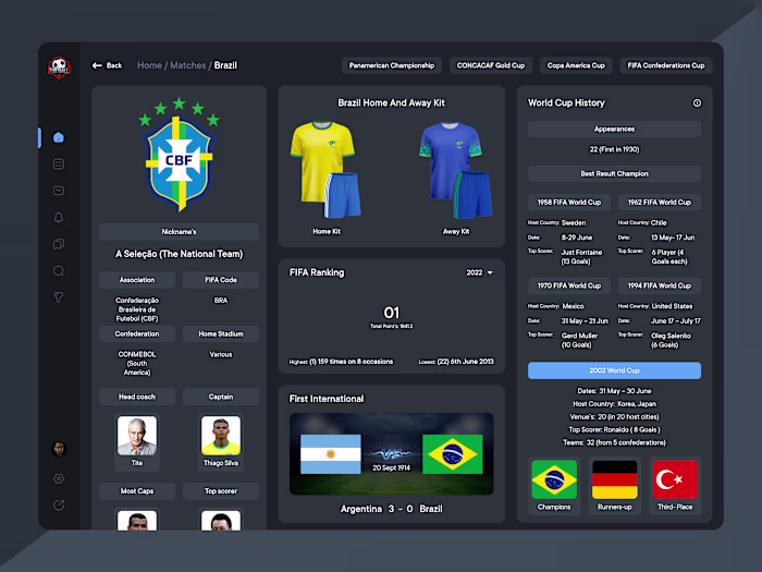 Sports Portal Design