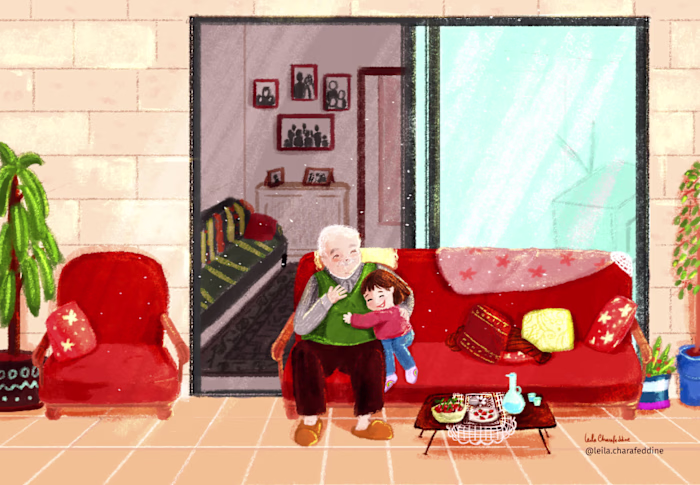 Gouache-Style Digital Illustrations