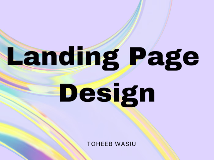 Landing Page design