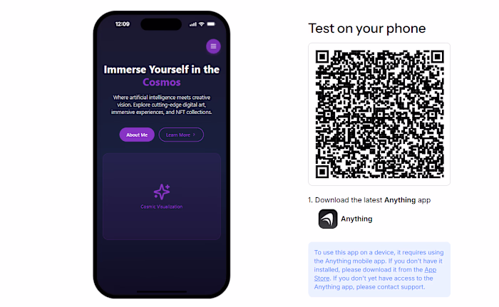 I built Cosmic Hub to transform my web-based digital art eco...