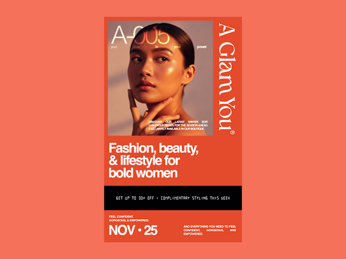 A Glam You Beauty / Visual Identity and Brand Design