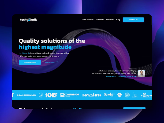 Wix Studio Development for techtonnik