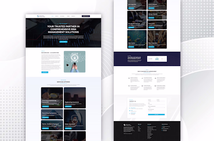 SQ Surveyors WordPress Website Design & Development