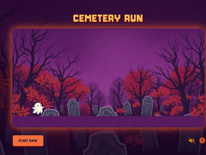 Cemetery Run: Retro-Inspired Arcade Game