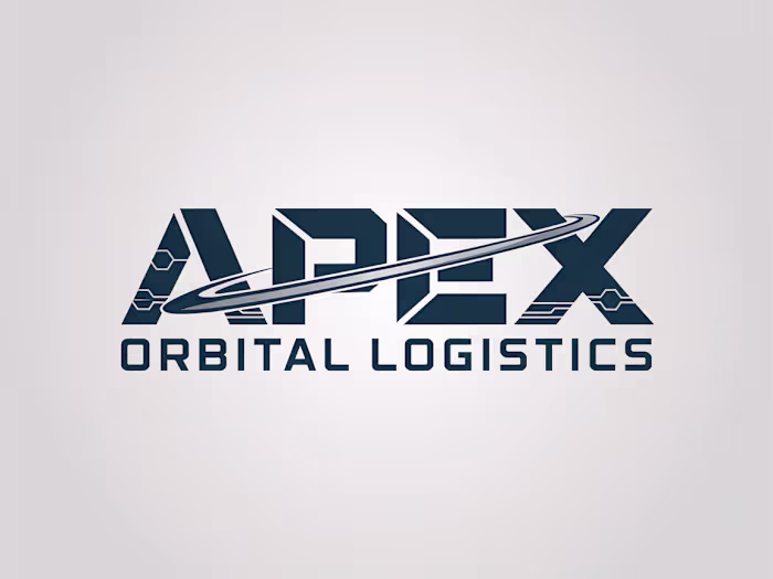 Apex orbital Logistics Branding for a private space cargo co...