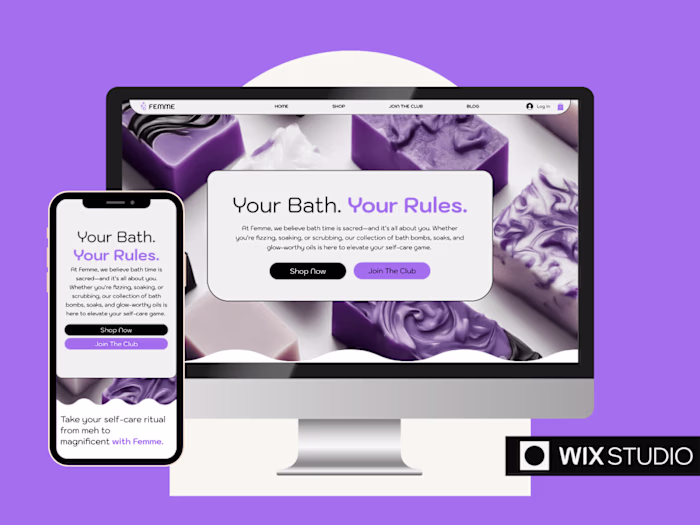 FEMME – eCommerce Wix Studio Template