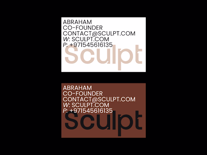 Sculpt™ Architecture | Visual Identity